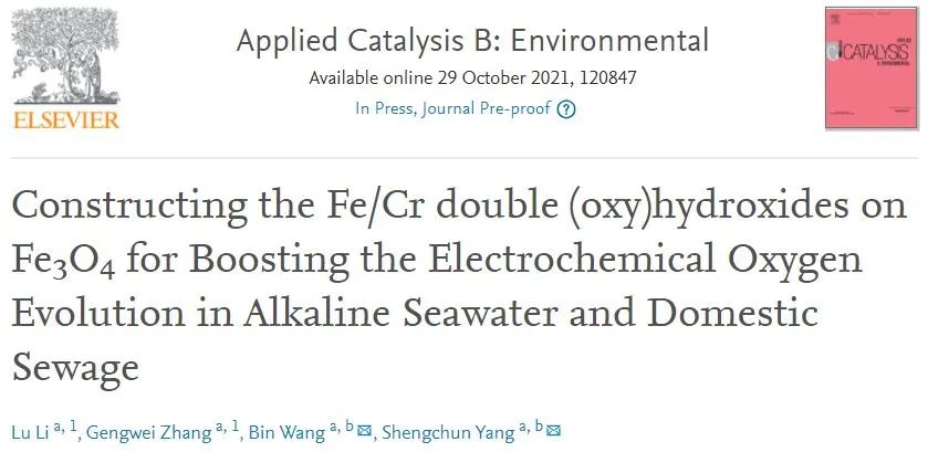 8篇催化頂刊：Nat. Commun.、Nano Lett.、ACS Nano、Small、Chem. Eng. J.等成果