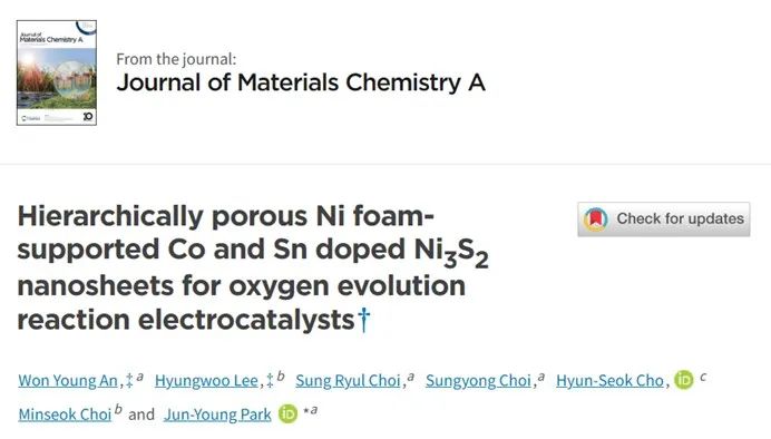 催化頂刊集錦：Nano Letters、JMCA、CEJ、ECL、Nano Energy等8篇頂刊！