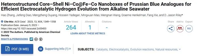催化頂刊集錦：AM、ACS Catalysis、Small、JMCA、AFM、ACS Nano、NML等成果