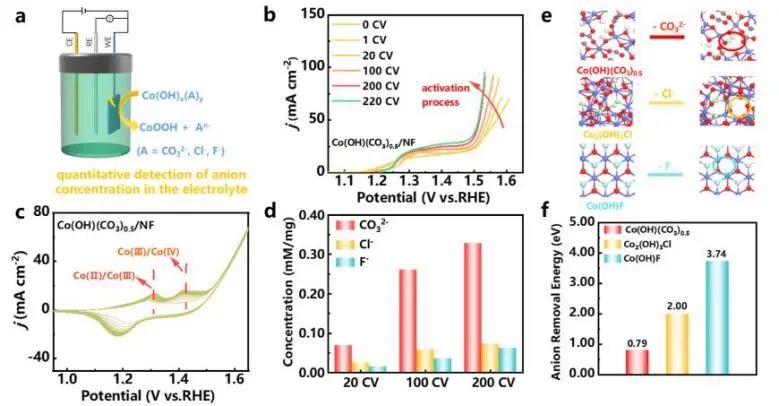 ACS Catalysis：揭示堿性鈷鹽對OER的陰離子效應(yīng)，提出陰離子浸出-金屬氧化模型