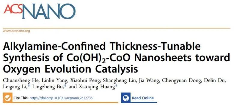 催化頂刊集錦：JACS、AEM、ACS Catalysis、ACS Nano、Small等成果