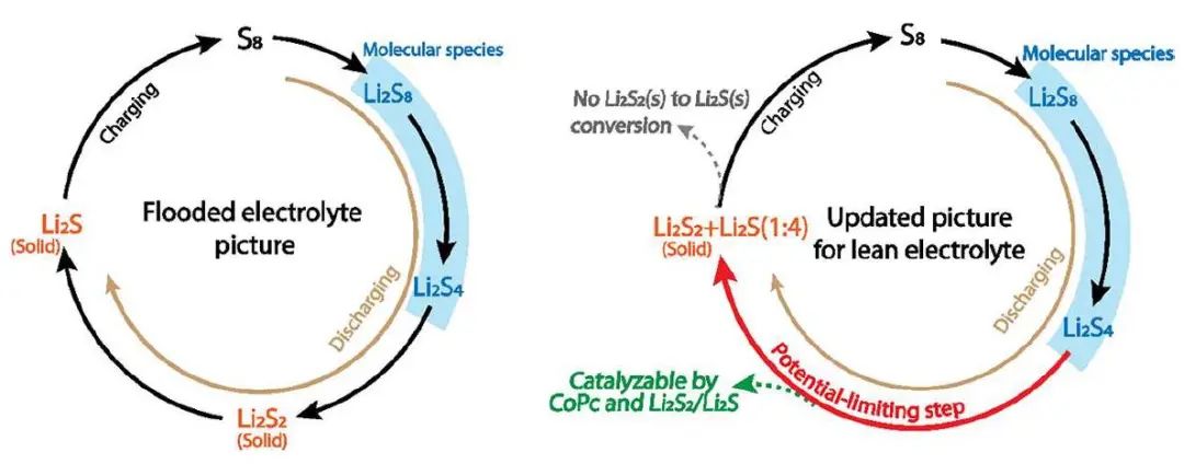 JACS：鋰硫電池中電位限制步驟的識別與催化