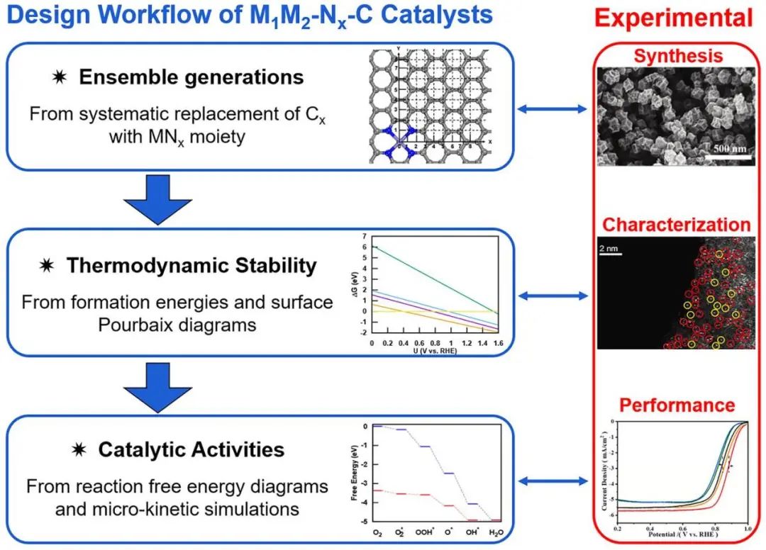 ACS Catalysis：氧還原反應(yīng)雙金屬位催化劑的機(jī)理研究