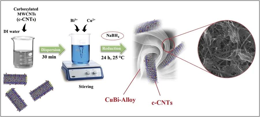 ???Appl. Catal. B.：一鍋法！MWCNTs負(fù)載CuBi雙金屬合金納米片作為降解氟喹諾酮類(lèi)的高效光催化劑