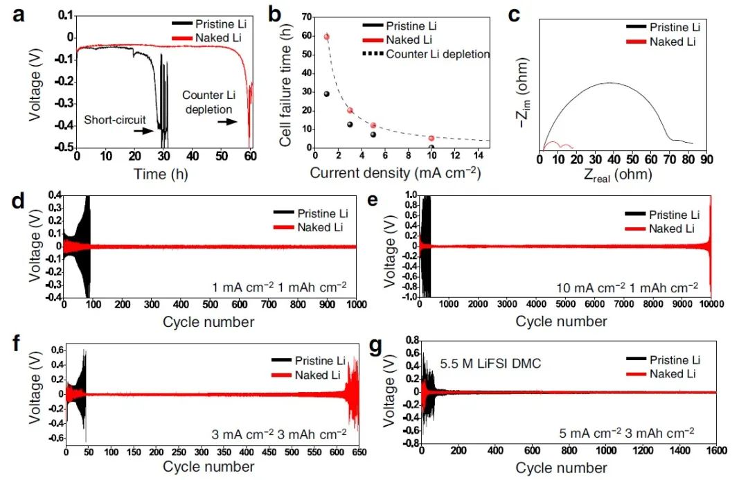 Nature子刊：超穩(wěn)定鋰負(fù)極，10 mA/cm2下循環(huán)1萬(wàn)次！