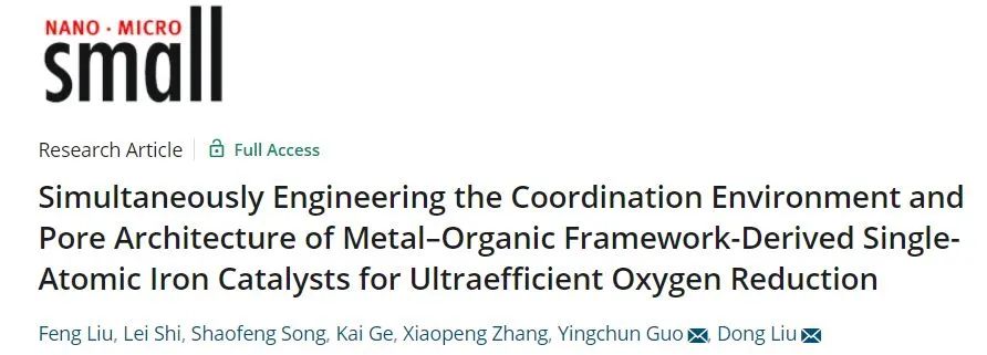 催化頂刊集錦：ACS Catalysis、Small、Nano Energy、NML、Appl. Catal. B.等成果