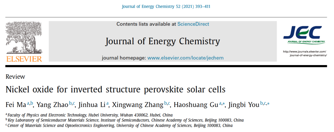 3篇頂級綜述爭奇斗艷，鈣鈦礦太陽能電池“鎳緣”不斷！