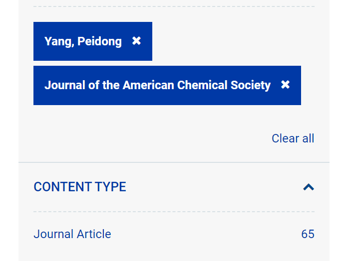 楊培東院士，最新JACS！