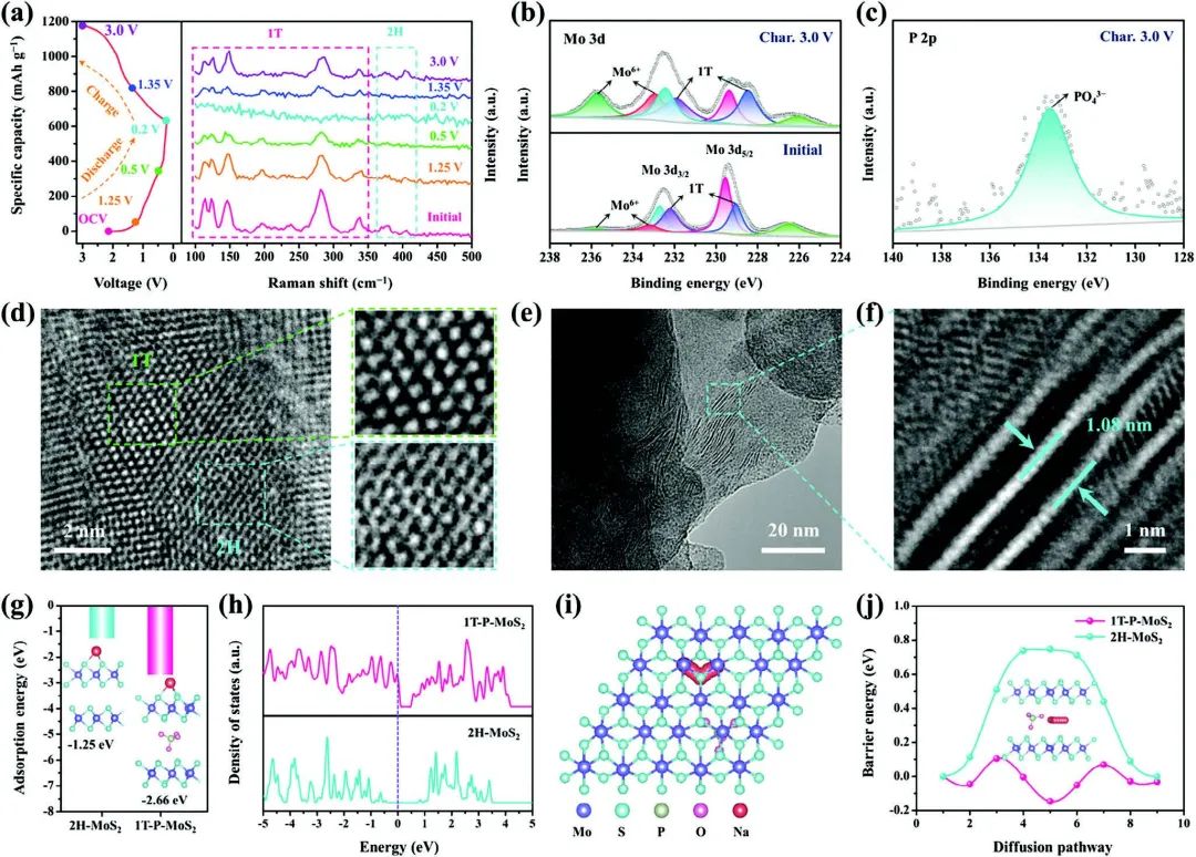 武理麥立強/地大孫睿敏AEM：超快儲鈉1T-MoS2材料，可在25秒內(nèi)放電/充電！