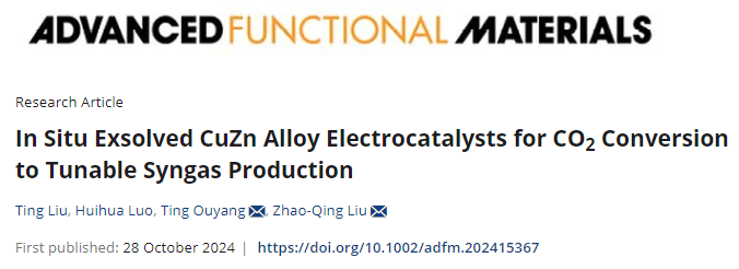 他，廣州大學(xué)副院長(zhǎng)/「高層次青年拔尖人才」，新發(fā)AFM！