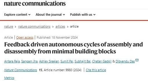 自組裝！這個(gè)團(tuán)隊(duì)，連發(fā)Nature綜述、JACS，最新成果又登Nature子刊！